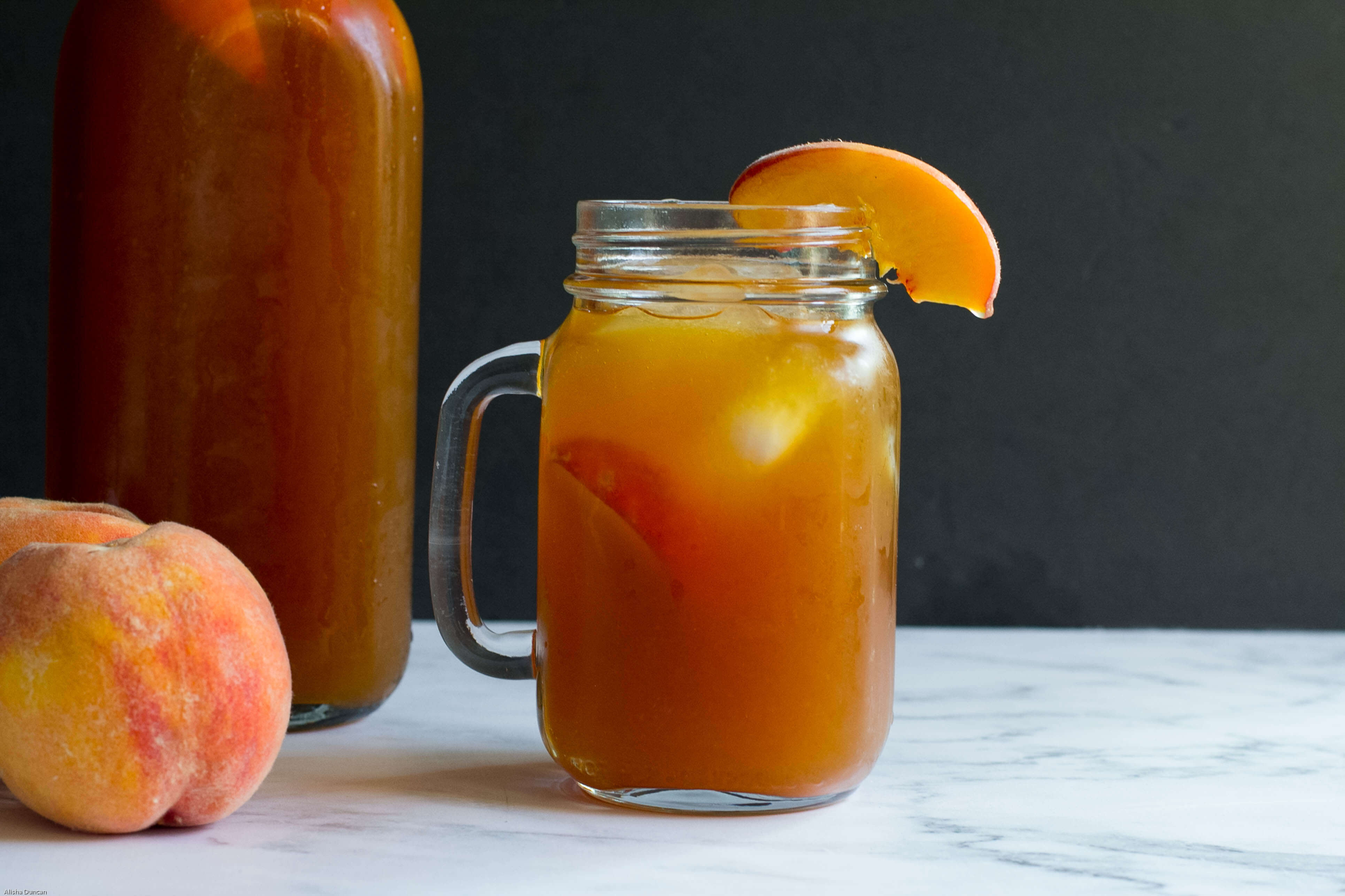 Peach Sweet Tea Recipe that is a classic Southern drink