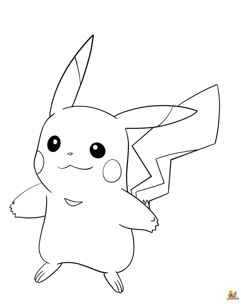 Pokémon coloring pages for Kids I Fun Summer & End of Year Coloring Activity